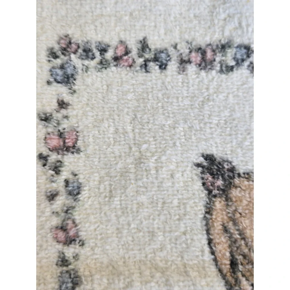 Vintage Precious Moments Terry Cloth Washcloth Bath‎ Towel USA Leshner Mills 12
